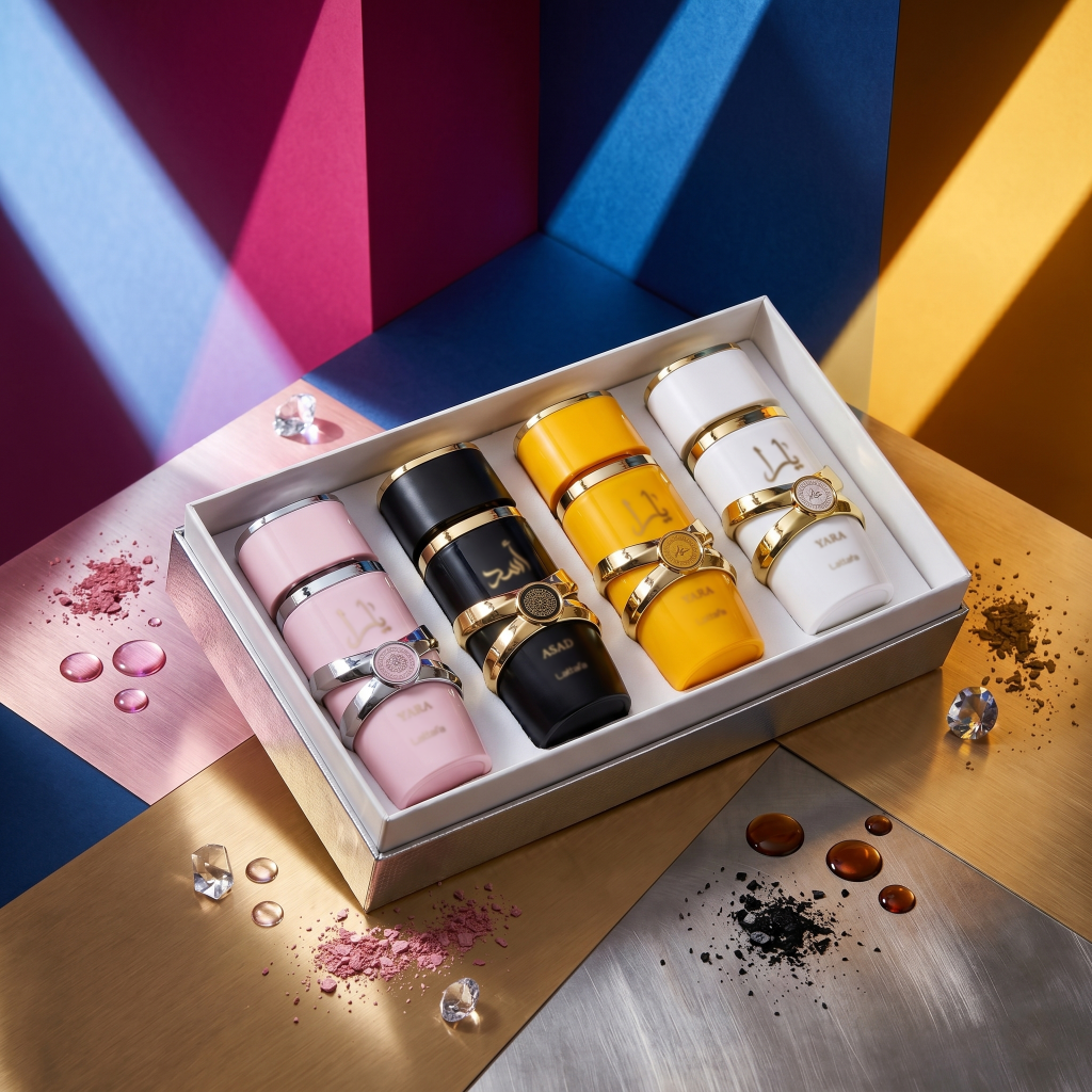 Set x4 Lattafa Mini Set Yara & Asad x 30 ml