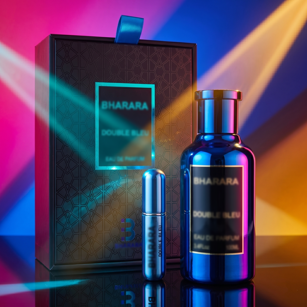 Perfumería 1.1 Bharara Double Bleu x 100 ml Incluye Decant