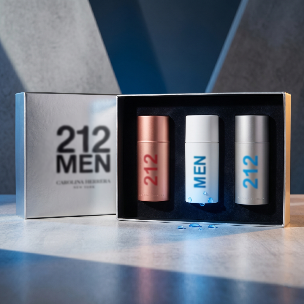 Perfumería 1.1 Carolina Herrera 212 Men Mini Set x 30 ml